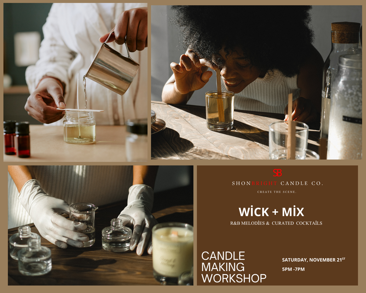 Wick + Mix Candle Making Workshop - DC Series 11/21